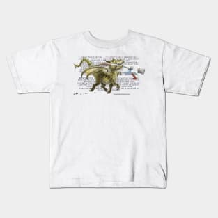 Dragon Fetch! with text Kids T-Shirt